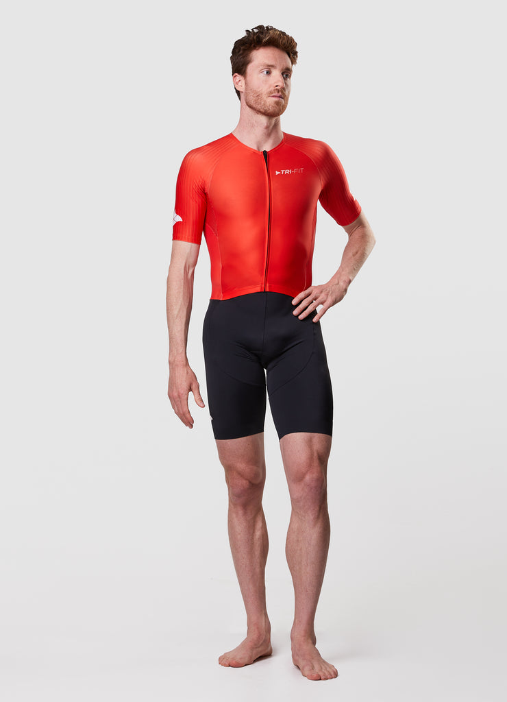 EVO NEXT GEN RED Men's Tri Suit, available in TRI Suit Bundles