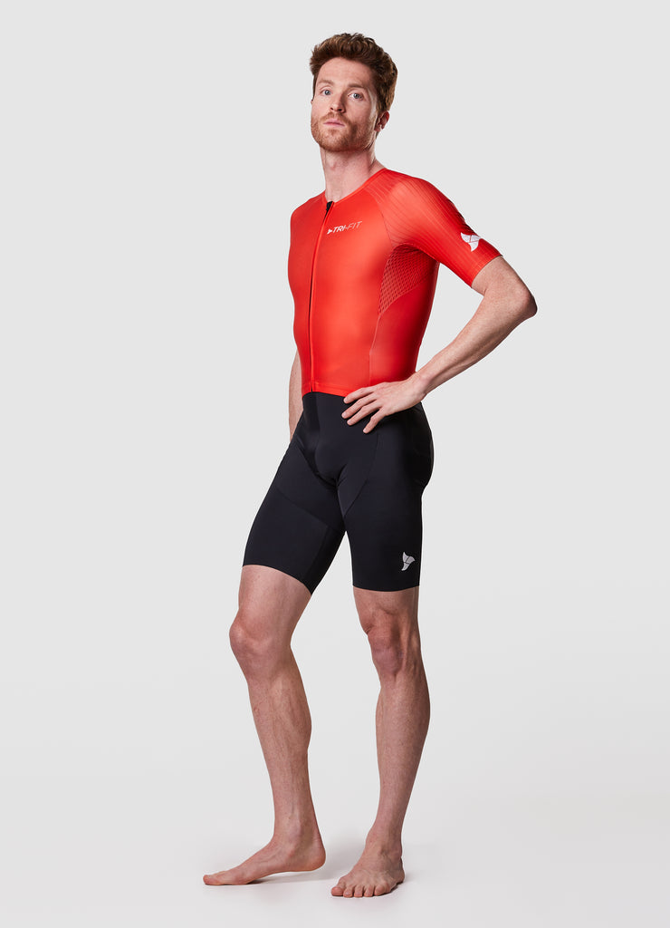 EVO NEXT GEN RED Men's Tri Suit, available in TRI Suit Bundles