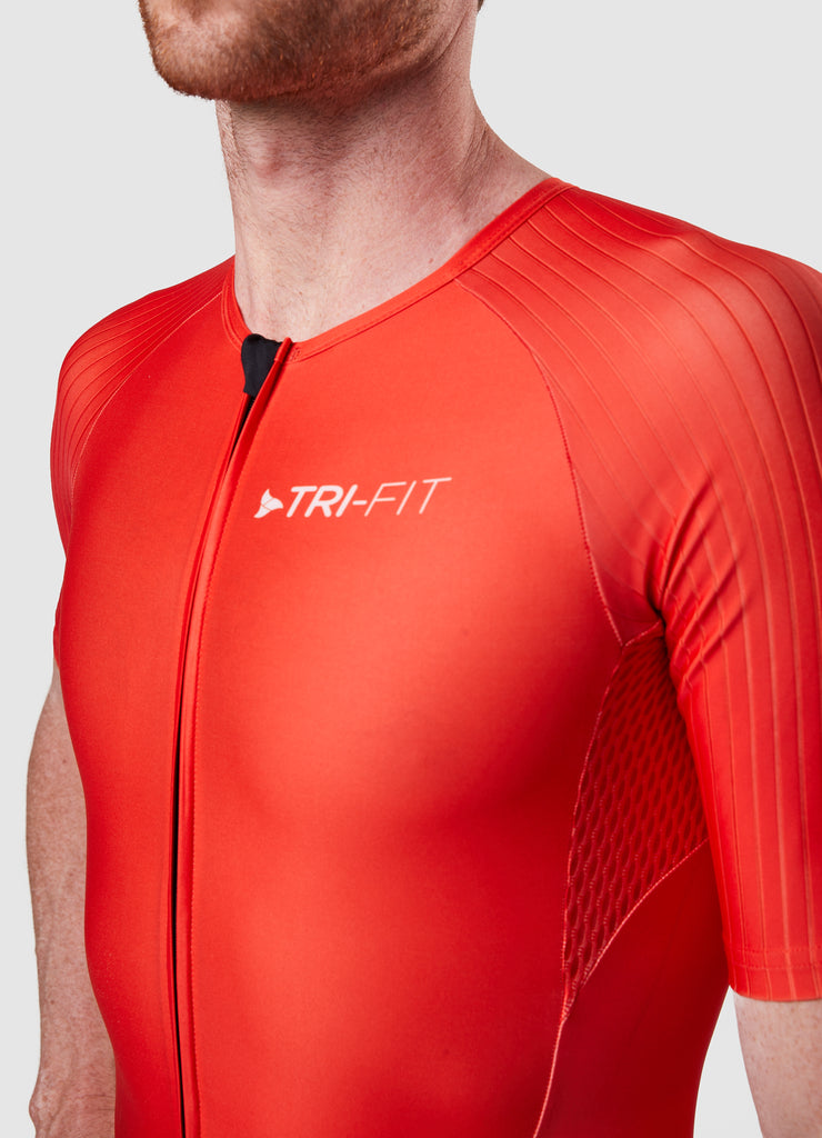 EVO NEXT GEN RED Men's Tri Suit, available in TRI Suit Bundles