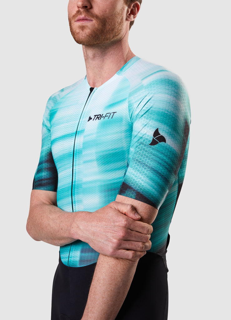 New Men's GEO MATRIX Edition tri suit available online now