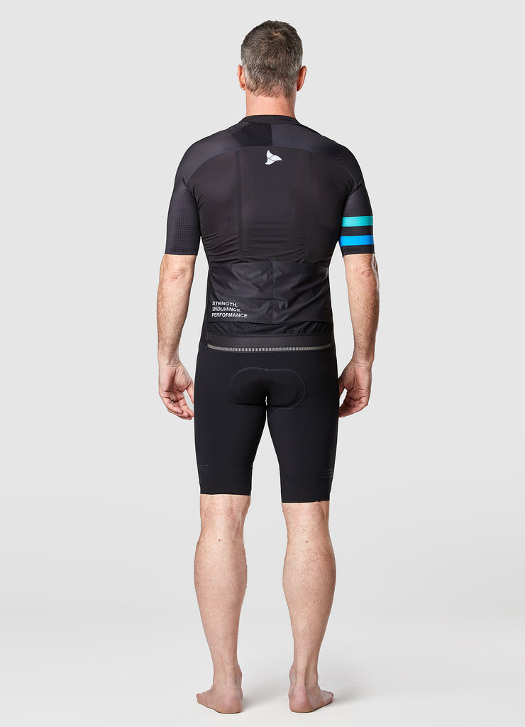 TRI-FIT SYKL PRO BLACK EDITION Short Sleeve Men's Cycling Jersey, available now