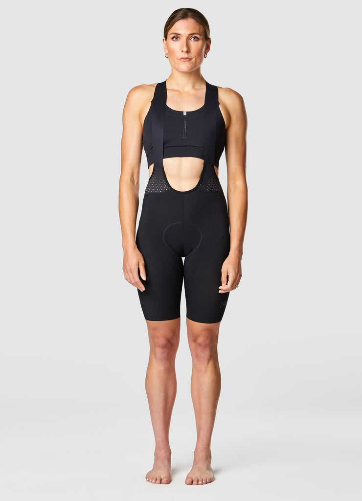 TRI-FIT SYKL PRO Women's Cycling Bib Shorts, available now as part of the TRI-FIT SYKL PRO BLACK EDITION Long Sleeve Bundle